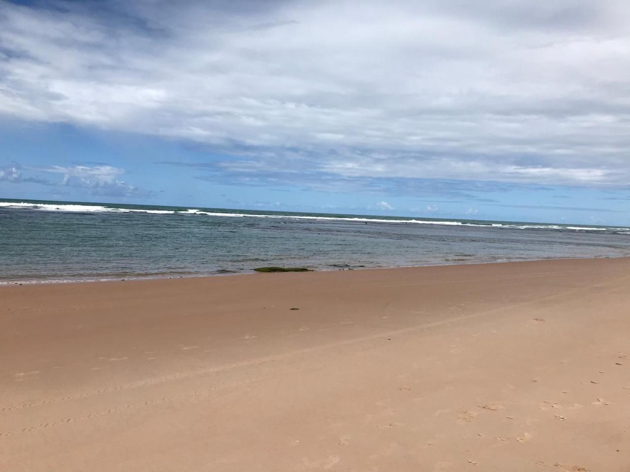 Flat Guarajuba Beira Da Praia Pe Na Areia ภายนอก รูปภาพ