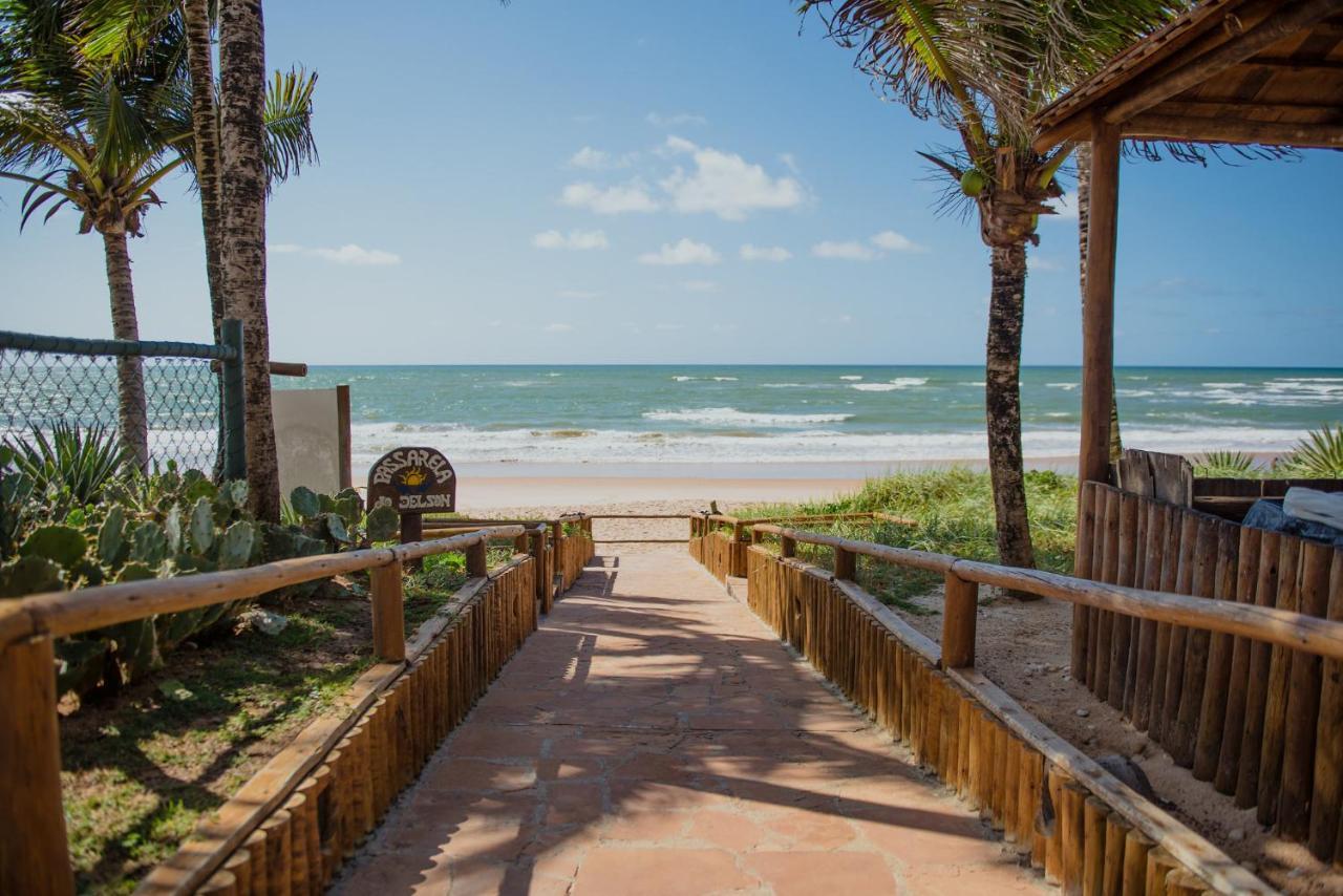 Flat Guarajuba Beira Da Praia Pe Na Areia ภายนอก รูปภาพ
