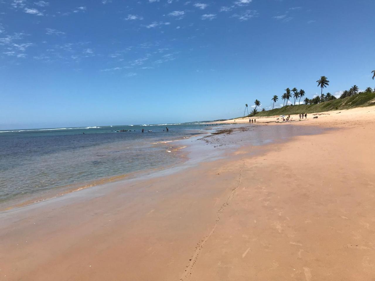 Flat Guarajuba Beira Da Praia Pe Na Areia ภายนอก รูปภาพ
