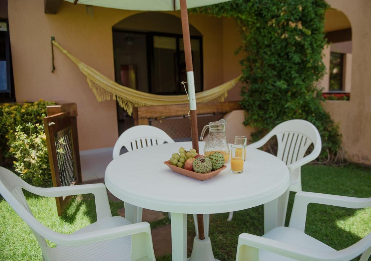 Flat Guarajuba Beira Da Praia Pe Na Areia ภายนอก รูปภาพ