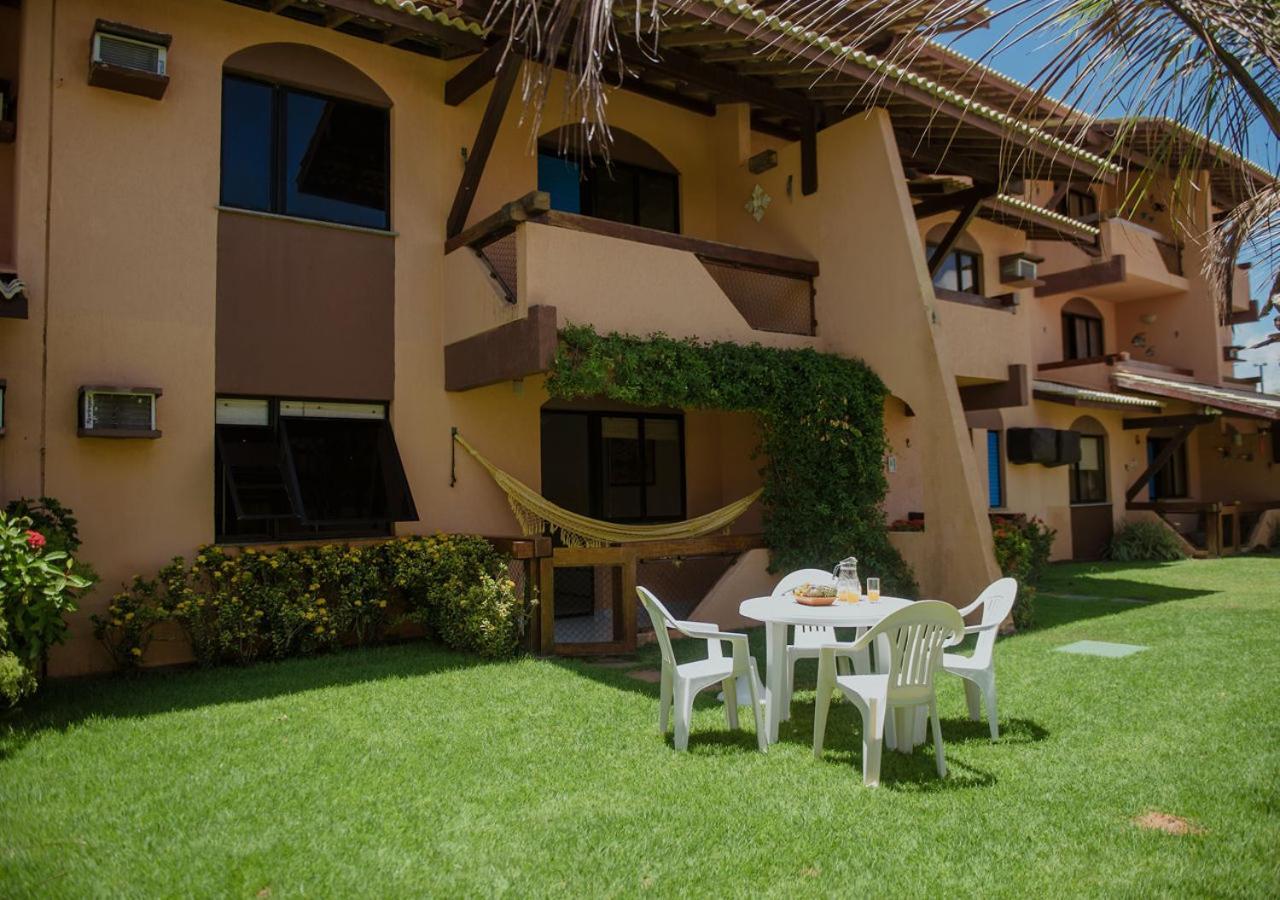 Flat Guarajuba Beira Da Praia Pe Na Areia ภายนอก รูปภาพ