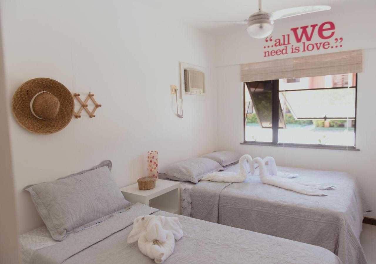Flat Guarajuba Beira Da Praia Pe Na Areia ภายนอก รูปภาพ