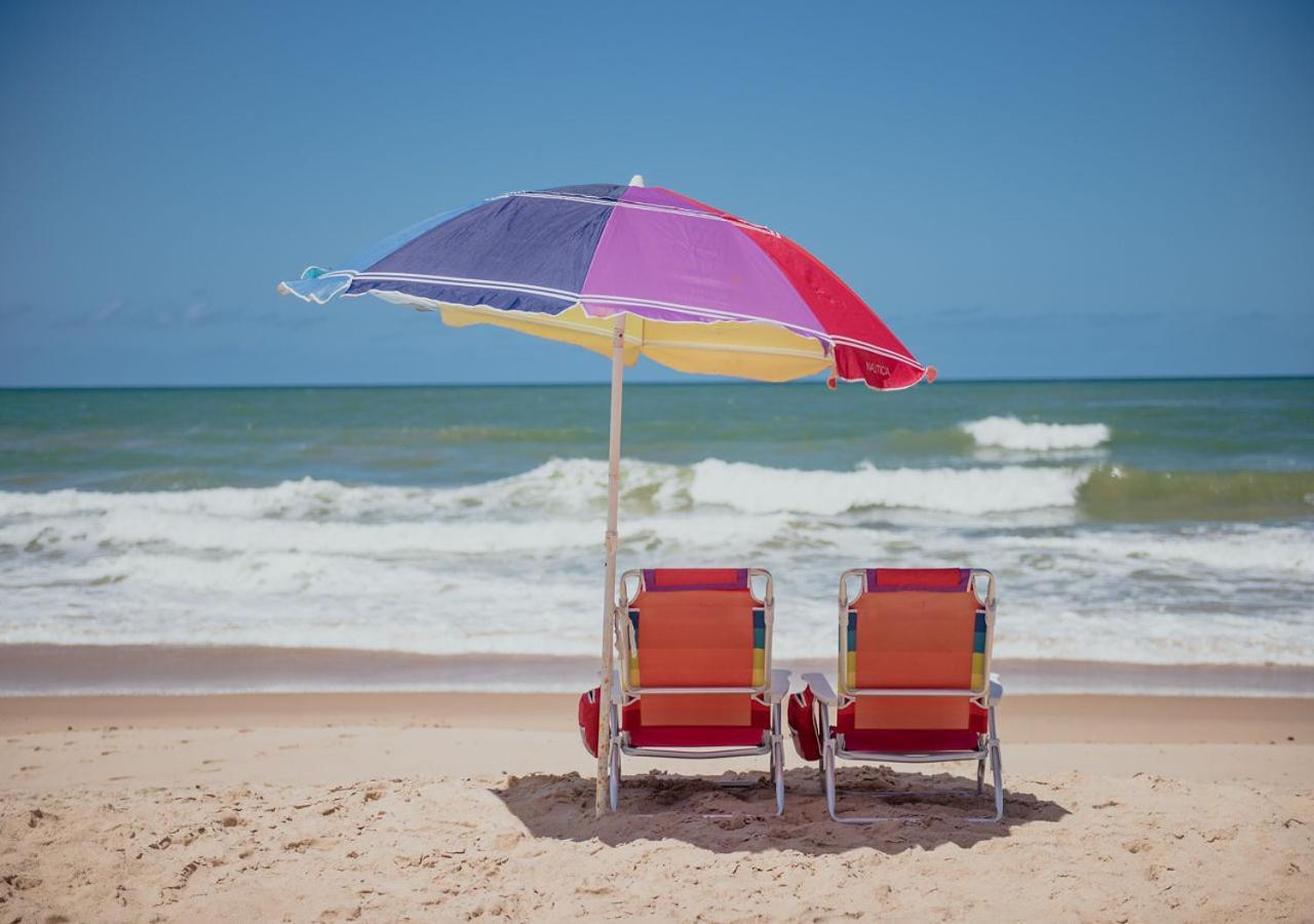 Flat Guarajuba Beira Da Praia Pe Na Areia ภายนอก รูปภาพ