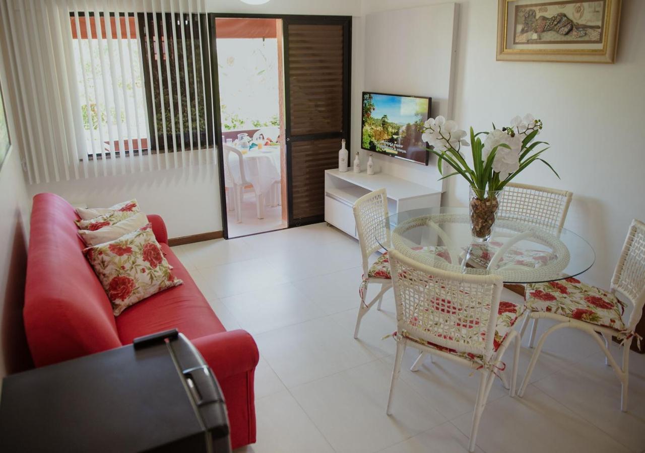 Flat Guarajuba Beira Da Praia Pe Na Areia ภายนอก รูปภาพ
