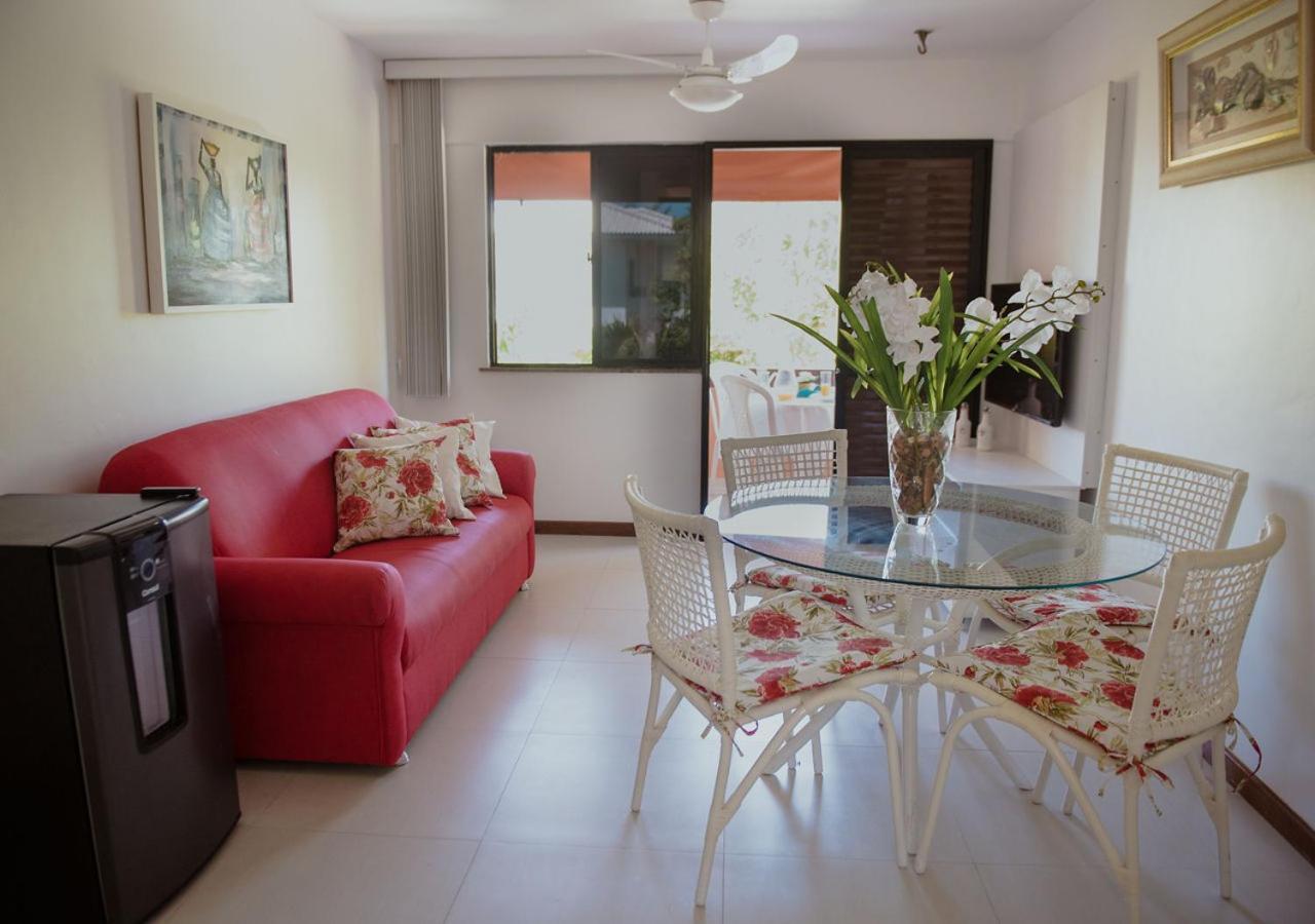 Flat Guarajuba Beira Da Praia Pe Na Areia ภายนอก รูปภาพ