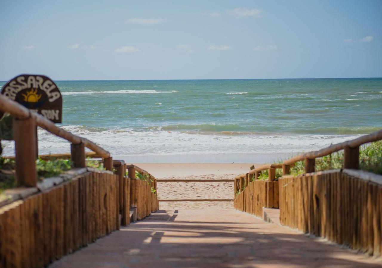 Flat Guarajuba Beira Da Praia Pe Na Areia ภายนอก รูปภาพ