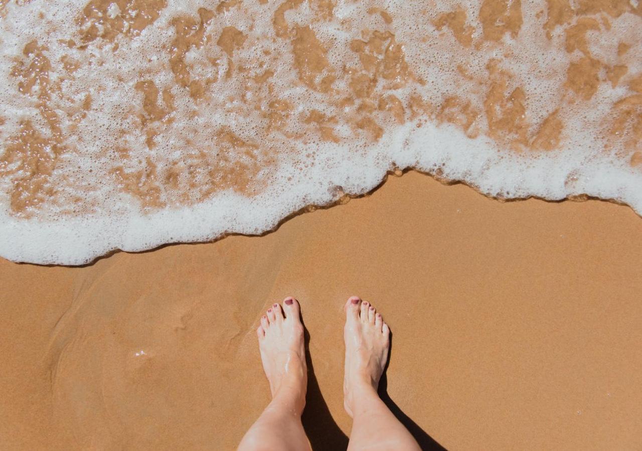 Flat Guarajuba Beira Da Praia Pe Na Areia ภายนอก รูปภาพ